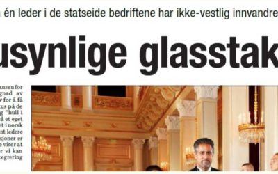 Kronikk: «Det usynlige glasstaket», Dagsavisen 19. juli 2018